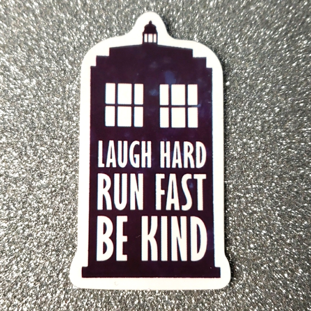10/$10 DR. WHO Tardis waterproof sticker TV Show